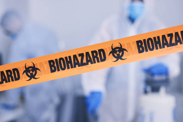 Professional Blood Cleanup technician working in Trumbull, NE